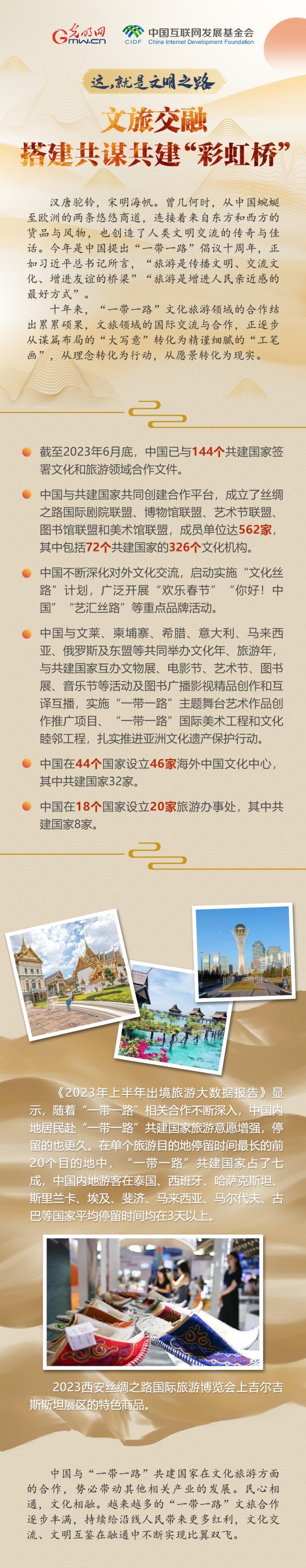 【大道共通】這，就是文明之路丨文旅交融 搭建共謀共建“彩虹橋”